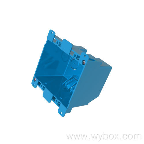 Switch Outlet Box Old Work 2 Gang box Blue 3 shallow electrical box B225R-UPC outlet box extender wall light